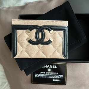 Authentic Chanel Card Holder